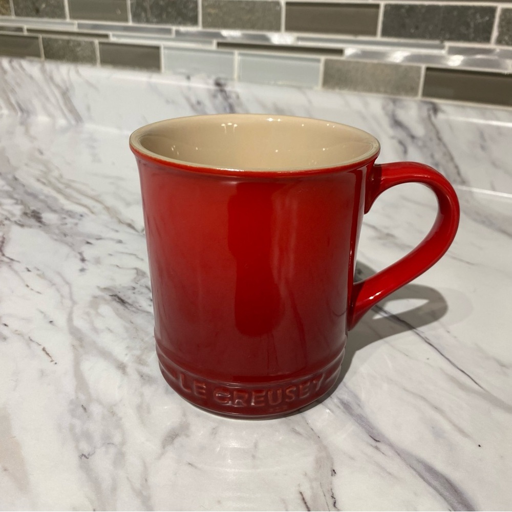 Le Creuset mug cherry ombre tea coffee mug